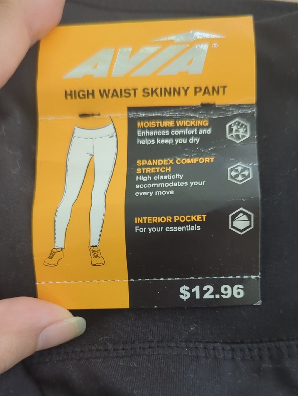 AVIA Black Leggings | High Waisted Skinny Pants | Athletic Pants | Never Worn